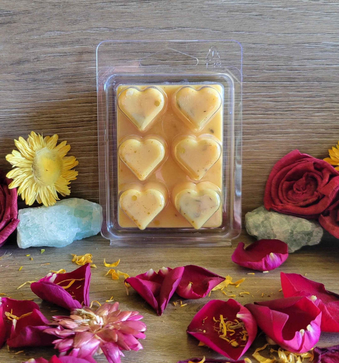 Clamshell Soy Melts- 6 Cavity, Highly Scented, Herbal Infused