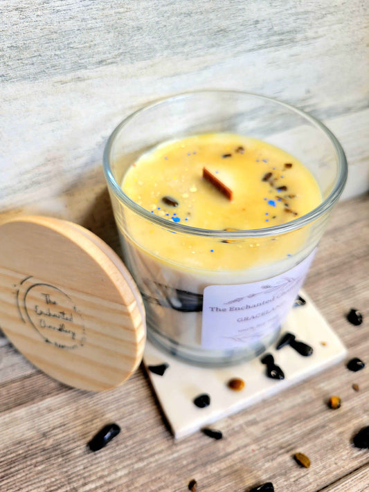 Graceland – Scented Soy Candle | Wooden Wick, Clean-Burning (12 oz)