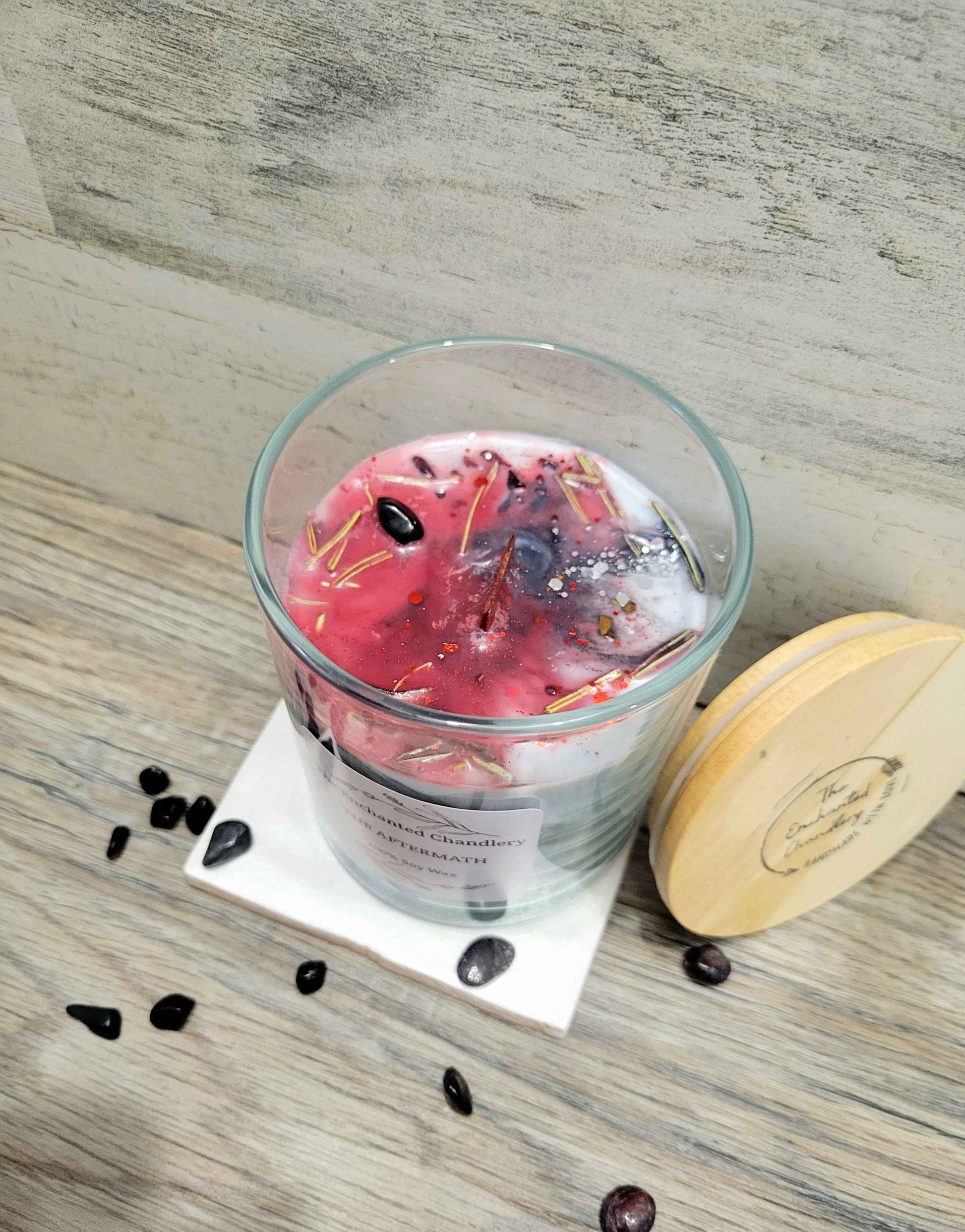 The Aftermath – Scented Soy Candle | Wooden Wick, Clean-Burning (12 oz)