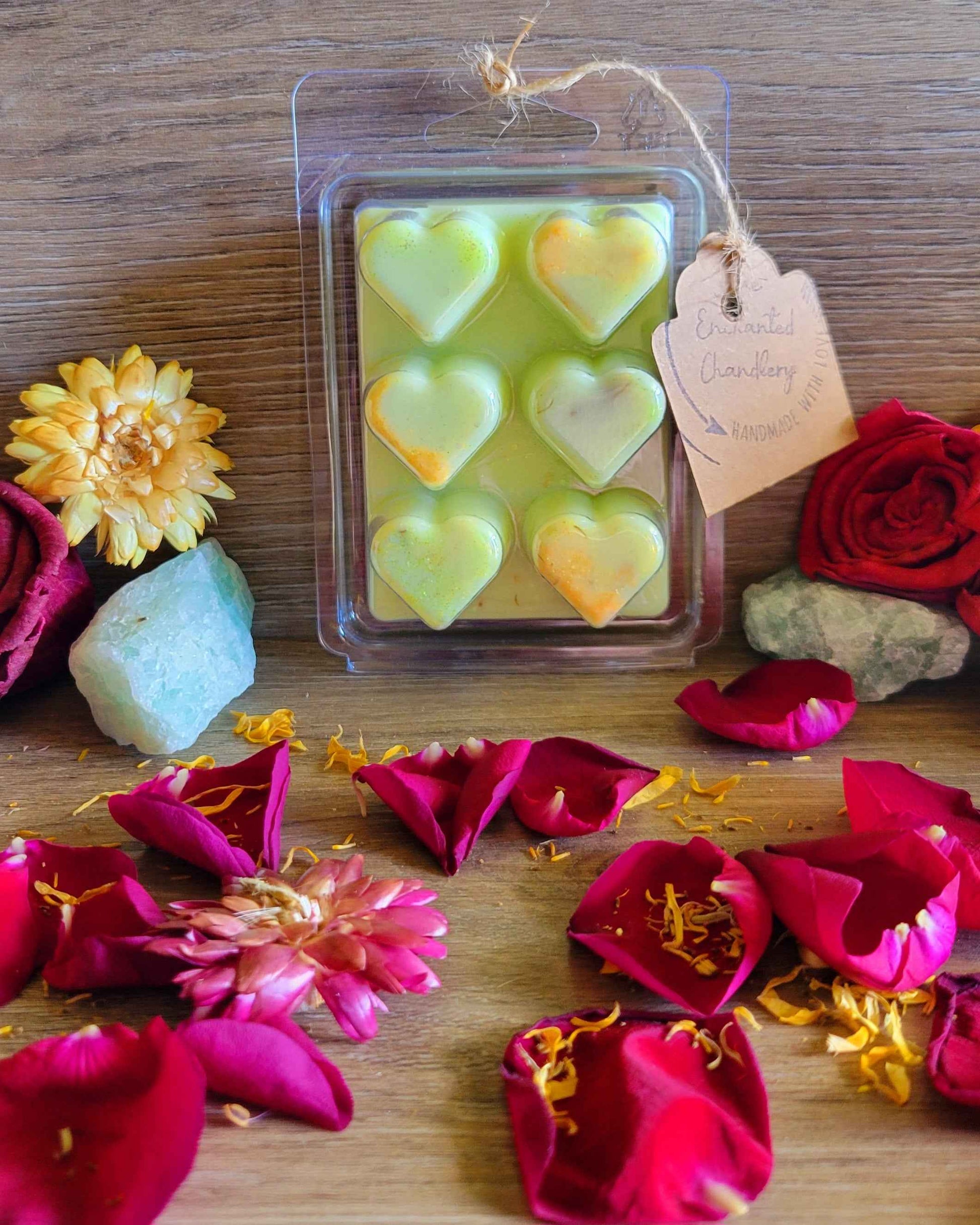 Clamshell Soy Melts- 6 Cavity, Highly Scented, Herbal Infused