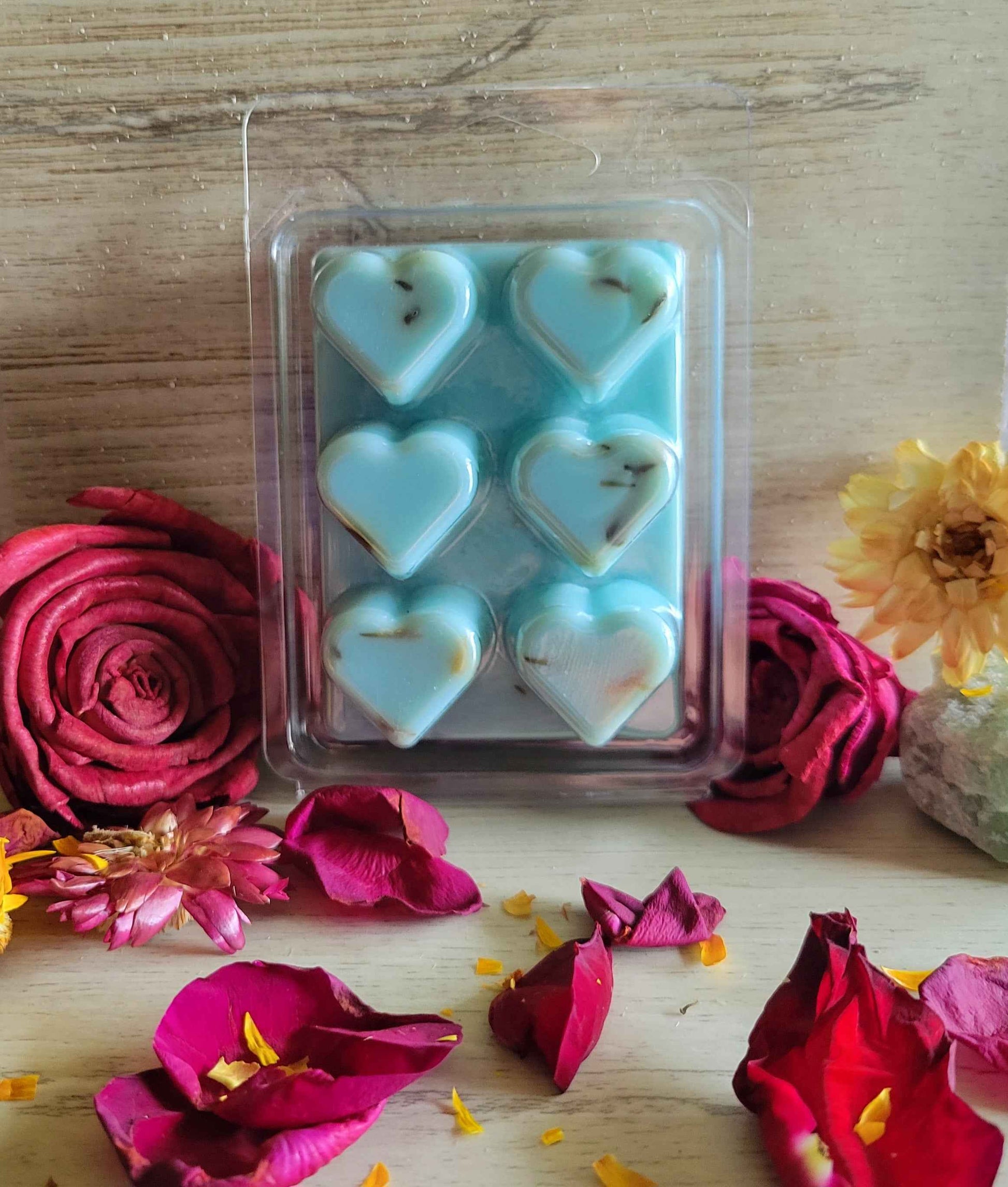 Clamshell Soy Melts- 6 Cavity, Highly Scented, Herbal Infused